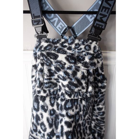 Free People Hit The Slopes Salopette Fleece Jumpsuit Small - Picture 3 of 5